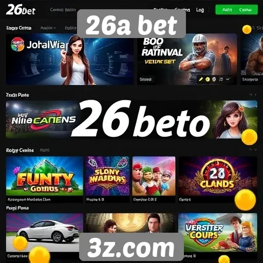 Opções de jogos disponíveis no 26a bet